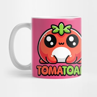 Tomatoad! Cute Tomato Toad Pun Cartoon Mug